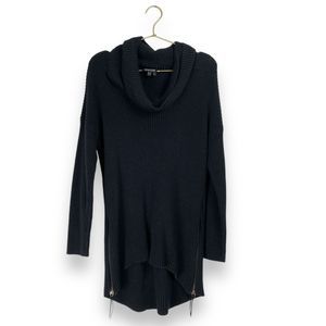 Marbled Women Black Scoop Neck Soft Sweater Size: L Soft 379‎